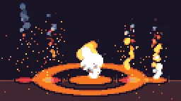 Inferno Pillars particle effect