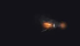 Exhaust Backfire particle effect