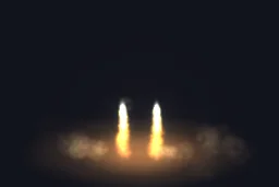 Jump Jet Landing particle effect