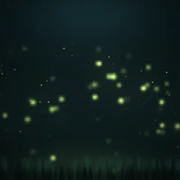 Fireflies particle effect