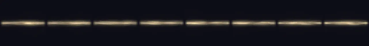 Holy Light Shaft at 8 moments, from 0 s to 3.5 s