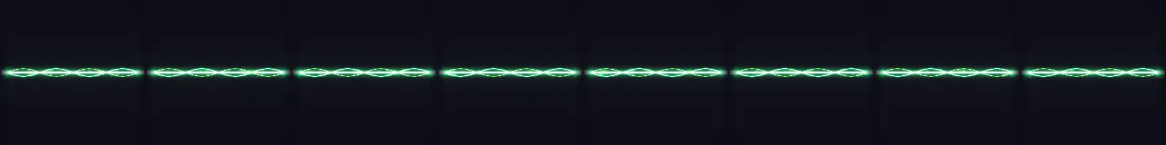 Plasma Beam at 8 moments, from 0 s to 1.75 s