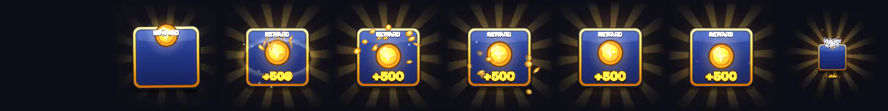 Popup de Recompensa em 8 momentos, de 0 s a 2.45 s
