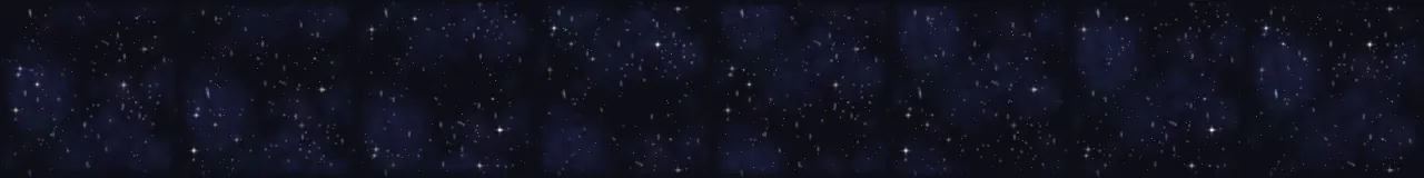 0초부터 3.5초까지 8개 순간의 타일링 별무리